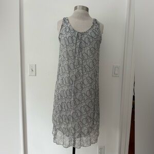 Baci Italian Grey and Silver Modern Dress